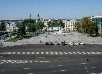 Центральную площадь Харькова перекрыли для ремонта