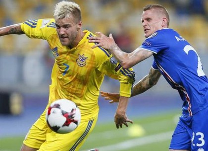 Сборная Украины проиграла Исландии и уменьшила шансы на попадание на чемпионат мира