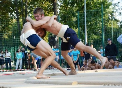 В Харькове состоялся турнир по пляжной борьбе (ФОТО)