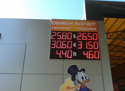 Наличные и безналичные курсы валют в Харькове на 14 сентября