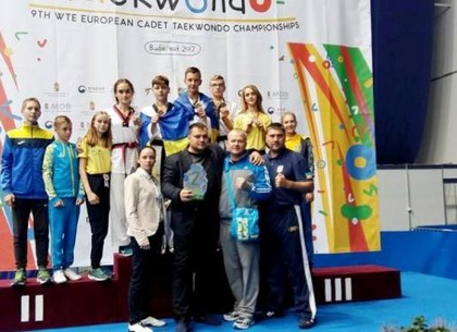 Юные тхэквондисты Харьковщины завоевали медали чемпионата Европы