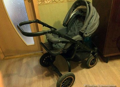 Житель Харьковщины позарился на детскую коляску
