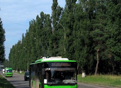 В праздничный день троллейбусы на Баварии изменят маршрут