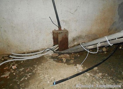 Задержан безработный, срезавший кабели в многоэтажках Харькова