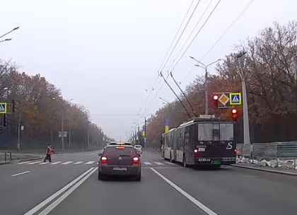 Водитель троллейбуса, проехавший на красный свет, останется без работы (ВИДЕО)