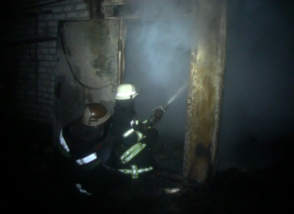 В гаражах на Немышле сгорели три автомобиля (ВИДЕО)