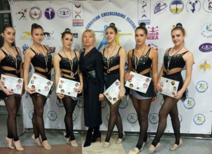 Харьковские спортсмены достойно выступили на Кубке Украины по черлидингу