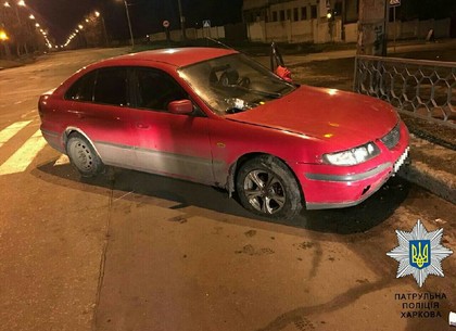 В Харькове поймали пьяного водителя на угнанном авто