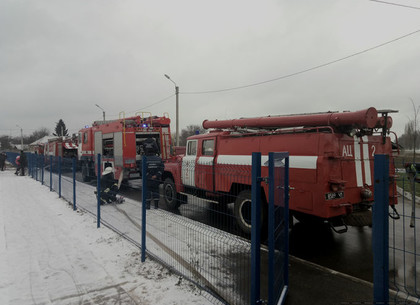 В харьковском модульном городке прошли пожарные учения (ФОТО)