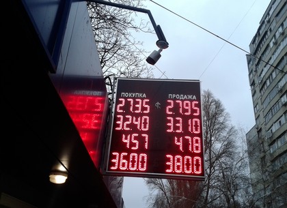 Наличные и безналичные курсы валют в Харькове на 27 декабря