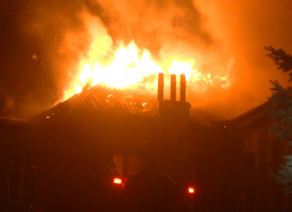 В центре Харькова тушили крупный пожар (ФОТО)