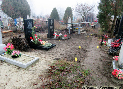 Очередного кладбищенского вандала поймали под Харьковом