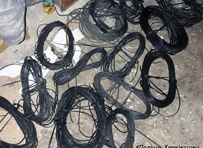 Предприимчивые подельники украли полкилометра телефонного кабеля