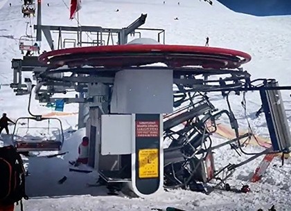 Харьковские туристы пострадали на горнолыжном курорте в Грузии (ВИДЕО 18+)