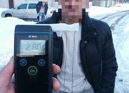 В Харькове задержали пьяного водителя