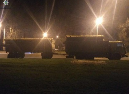 Ночью полицейские остановили фуру с дровами неизвестного происхождения