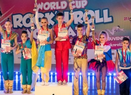 Харьковчане успешно выступили на этапе Кубка мира по акробатическому рок-н-роллу