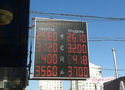 Наличные и безналичные курсы валют в Харькове на 2 мая