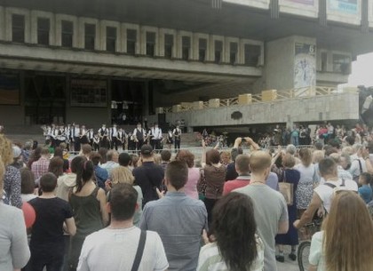 В Харькове прошел парад оркестров