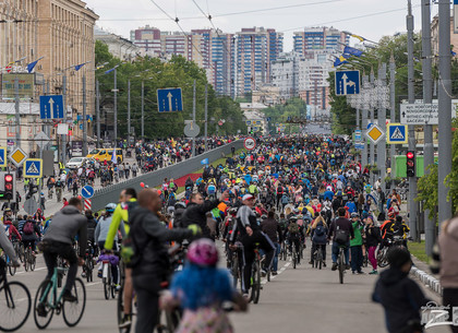 В связи с Велоднем в центре Харькова будет запрещено движение транспорта
