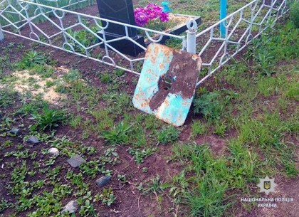 Полицейские задержали мужчину, который украл металлические изделия с кладбища (ФОТО)
