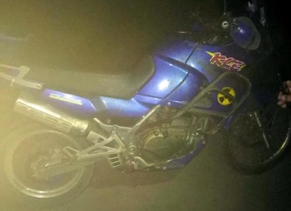 В Харькове мотоциклист сбил животное