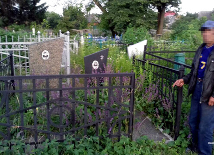 Кладбищенского вандала поймали под Харьковом