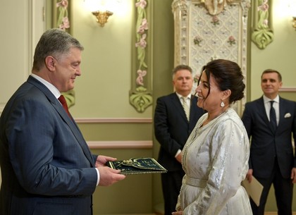 Президент Украины принял верительные грамоты Послов Люксембурга, Кыргызстана и Марокко