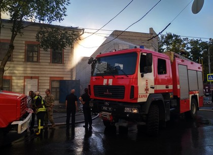 Пожар в Украинской инженерно-педагогической академии потушили к семи утра