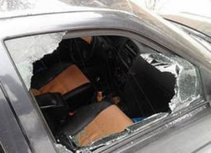 Под Харьковом на глазах у хозяйки авто похитили видеорегистратор