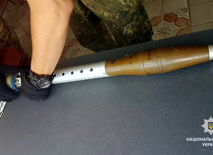 В подвале харьковского дома хранили снаряд для гранатомета