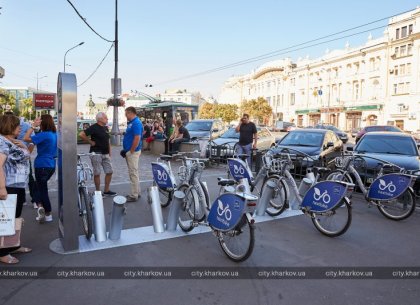 Почти полтора десятка станций велопроката начали работу в Харькове