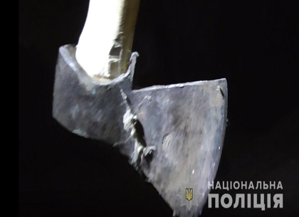 Под Харьковом мужчина чуть не отрубил голову дебоширу, пробравшемуся к нему в дом (ФОТО)