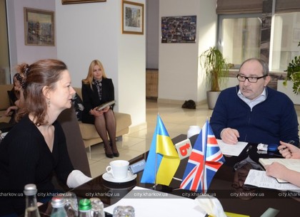 Геннадий Кернес обсудил перспективы сотрудничества с вице-послом Великобритании