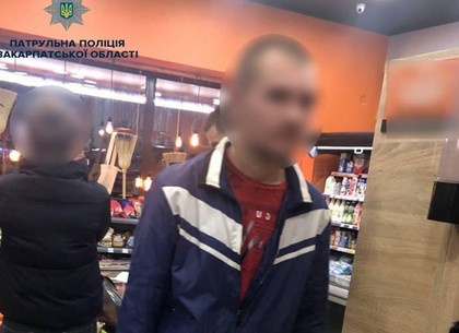Харьковчанин ограбил магазин в Ужгороде (ФОТО)