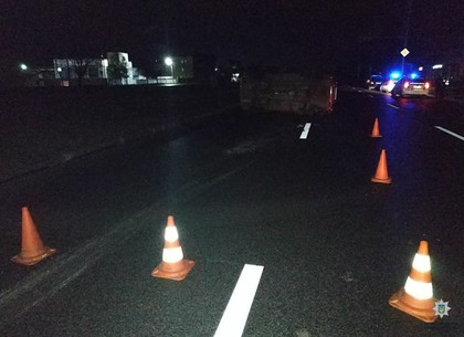 Ночное ДТП: водитель японца пошел на таран дорожного знака (ФОТО)