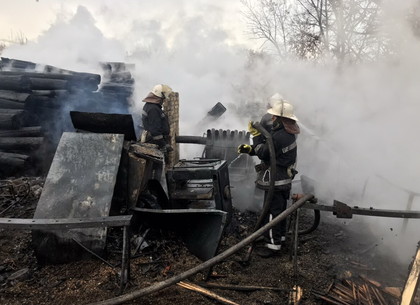 Пожар на производстве пиломатериалов потушен (ВИДЕО, ФОТО)