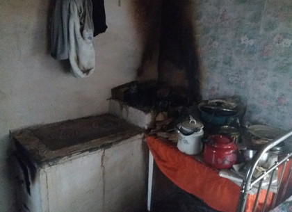 Змиевской район: из-ща неисправной печи на пожаре погибла 67-летняя женщина