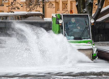 В субботу центральную улицу Харькова перекроют для уборки снега