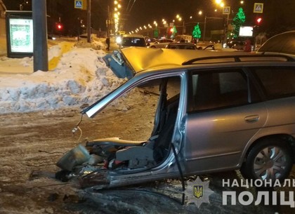 ДТП на проспекте Гагарина возле мясокомбината: автомобиль разорвало пополам (ФОТО)