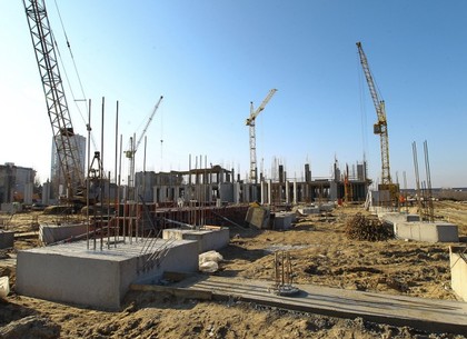 Две трети строительного рынка Харькова в январе была занята инфраструктурой и только четверть – жилищным строительством