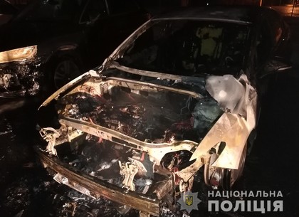 Ночной поджог: в центре Харькова полыхала иномарка (ФОТО)