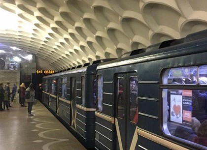 На станции метро «Киевская» из-за сработавшей сигнализации состав не мог открыть двери