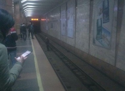 ЧП в метро: мужчина  упал на рельсы (ФОТО)