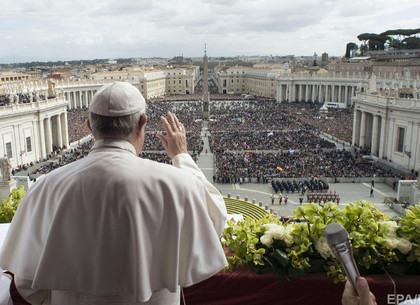 Папа Римский Франциск в Пасхальной речи вспомнил Украину
