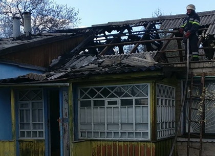 Изюмский район: в собственном доме заживо сгорел пожилой хозяин