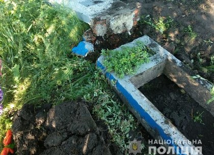 Кладбищенских вандалов задержали под Харьковом