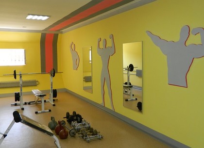 В СИЗО появился спортзал для несовершеннолетних с 3D-стенами (ФОТО)
