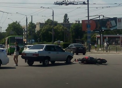В ДТП на 23 Августа сбит мотоциклист