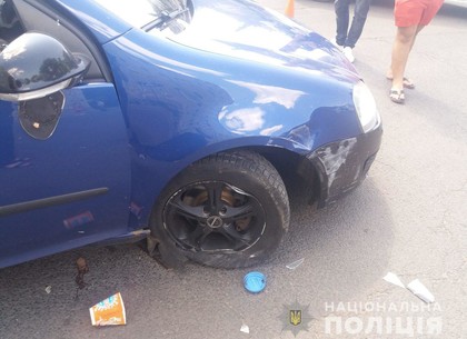 ДТП в центре города: иномарка  сбила женщину на переходе (ФОТО)